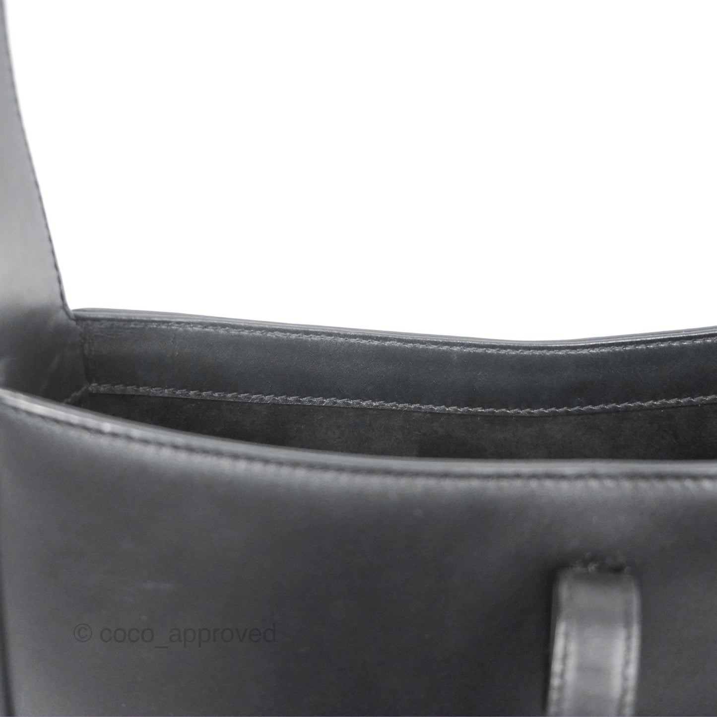 Saint Laurent ‘Le 5 a 7’ Hobo Bag Black Smooth Calfskin