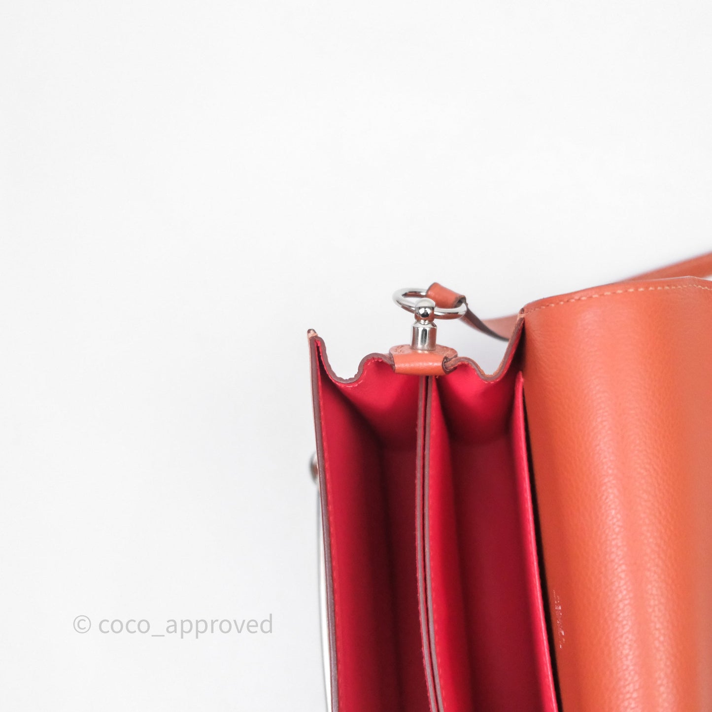 Hermès Roulis Mini 18 Evercolor AH Brush/ Rose Jaipur T5 Palladium Hardware