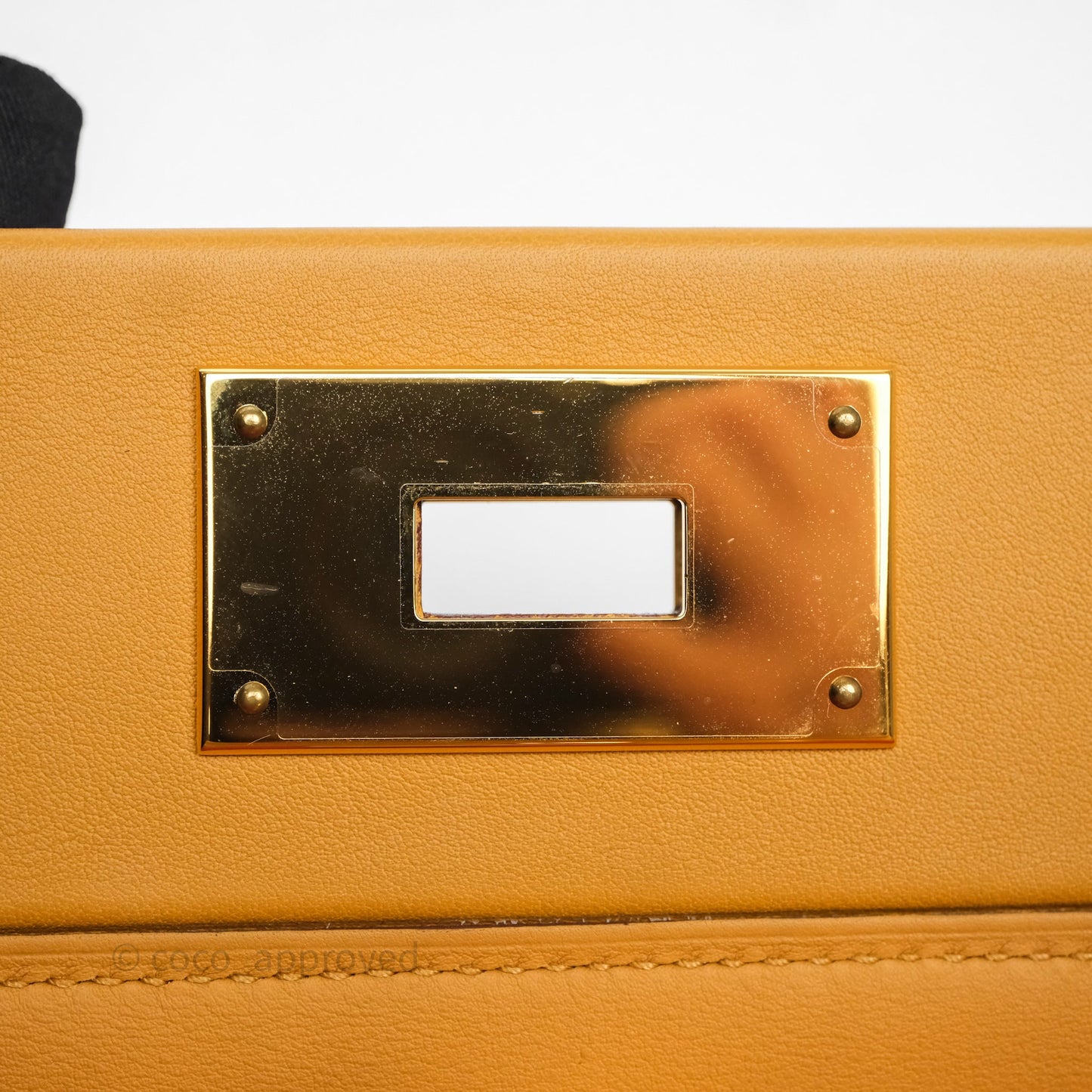 Hermès 24/24 29 Sesame 2S/ Terre Battue R1 Clemence/ Swift Gold Hardware