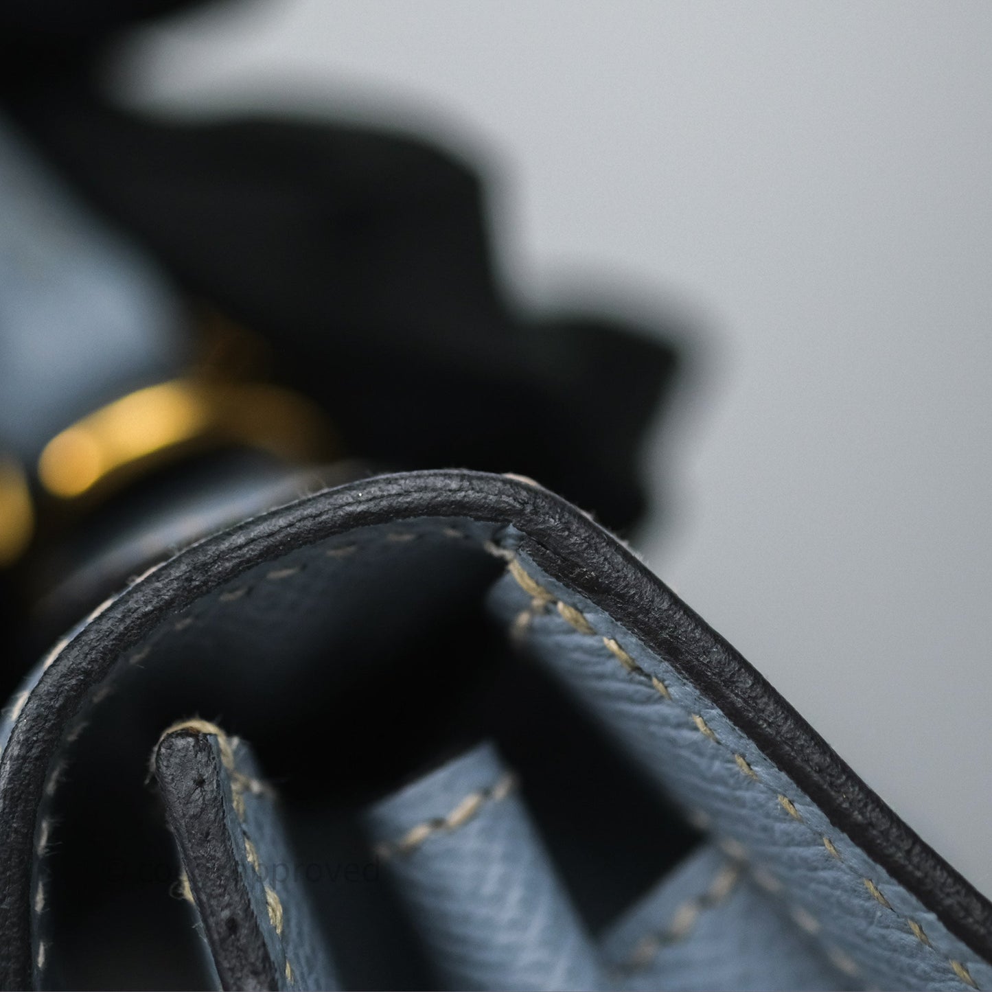 Hermès Kelly II 28 Sellier Bleu Lin J7 Epsom Gold Hardware