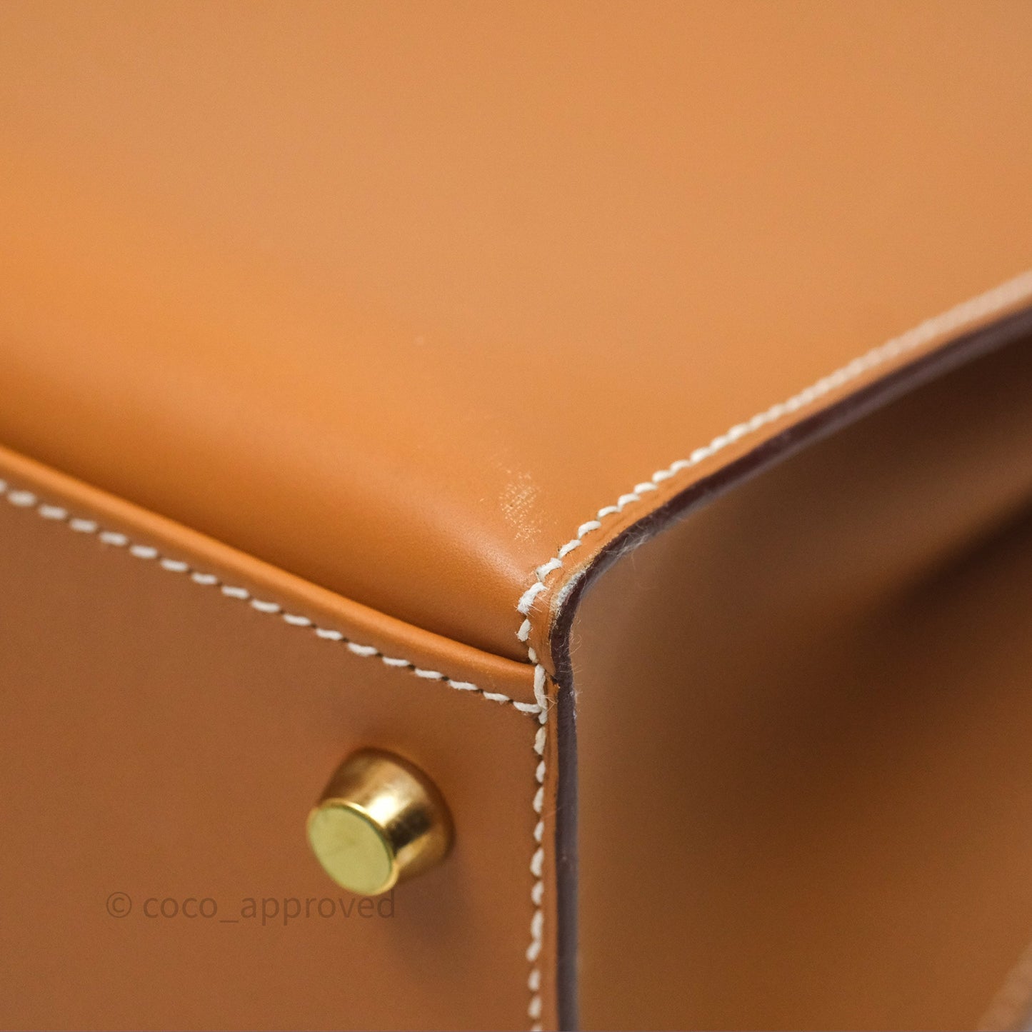 Hermès Kelly II 28 Sellier Gold 37 Chamonix Leather Gold Hardware