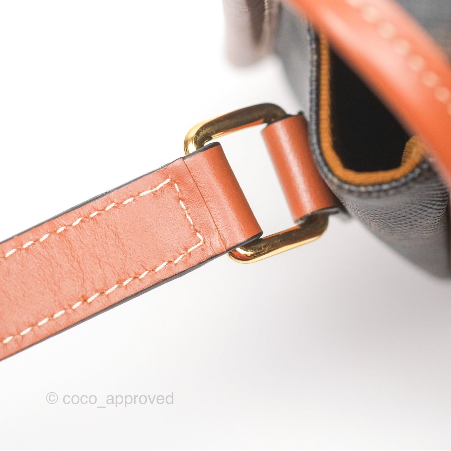 Celine Medium Folco Bag Triomphe Canvas Tan