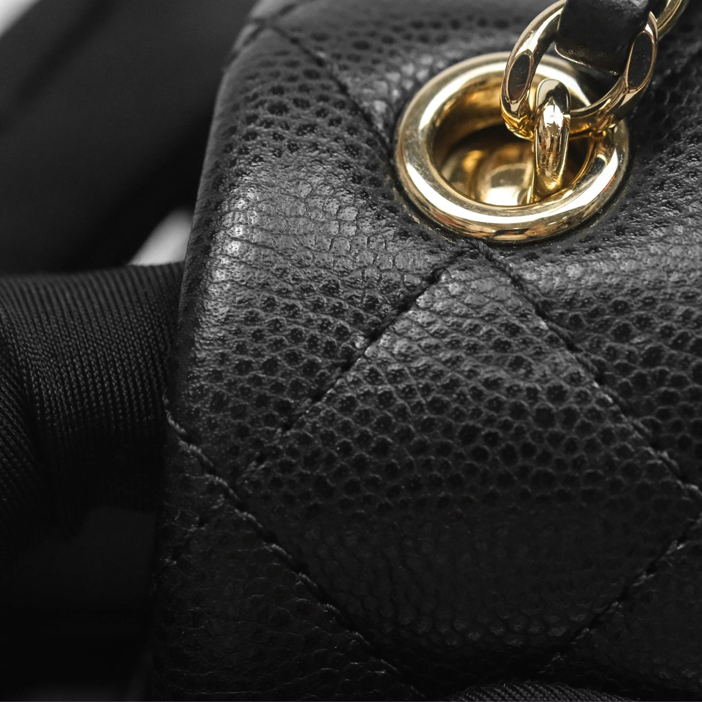 Chanel Small Duma Backpack Caviar Black Gold Hardware