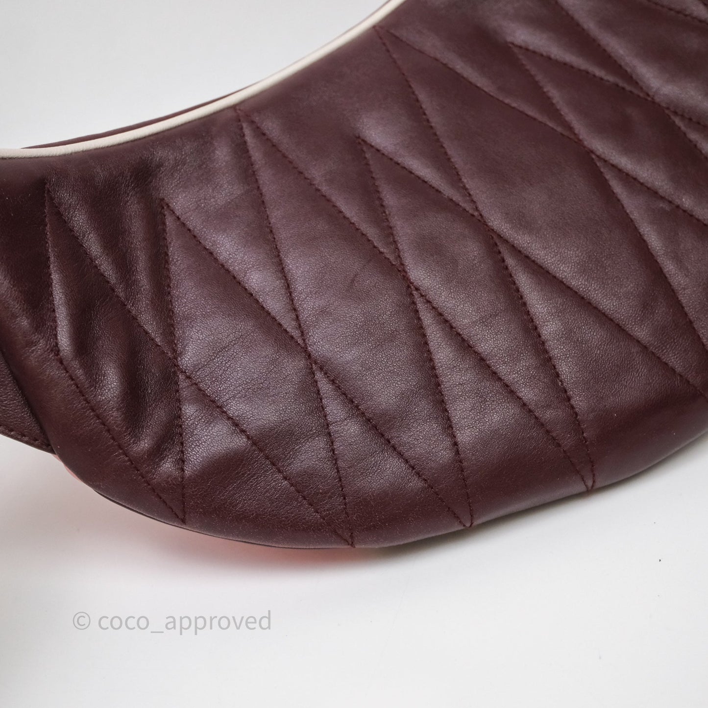 Miu Miu Bumbag Burgundy/Pink Gold Hardware