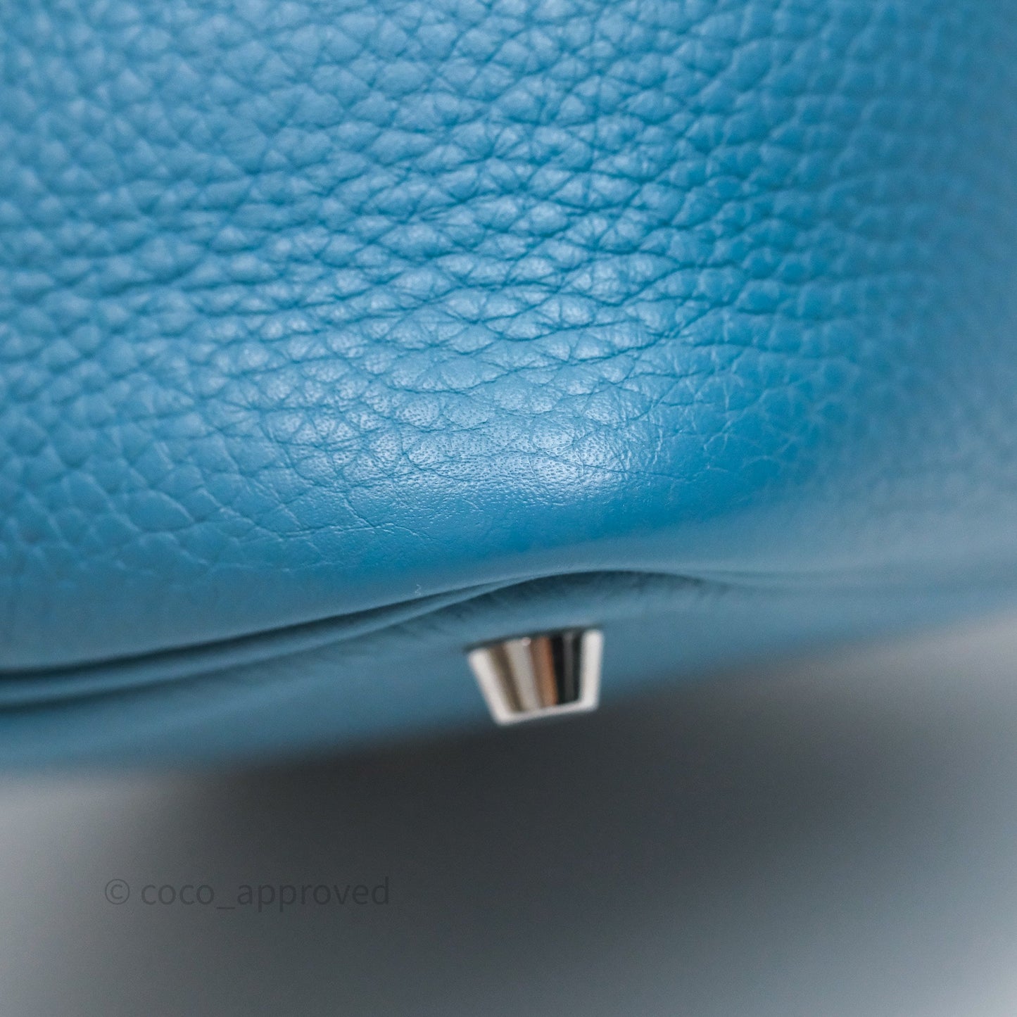 Hermès Picotin 18 Blue Jean 75 Clemence Palladium Hardware