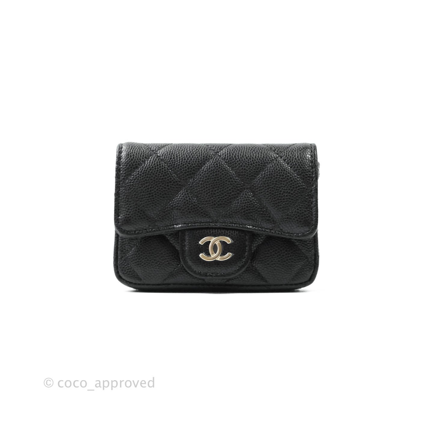 Chanel Classic Belt Bag Black Caviar Gold Hardware
