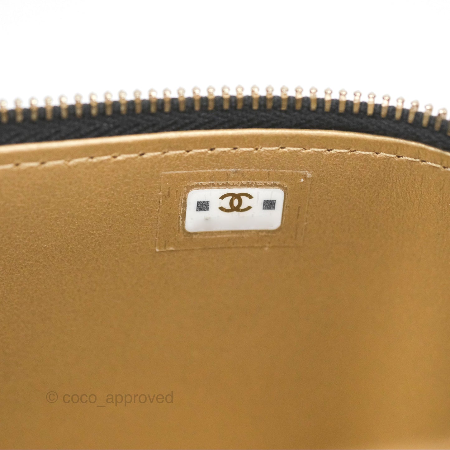 Chanel Ball Crush Vanity with Chain Black Lambskin Gold Hardware