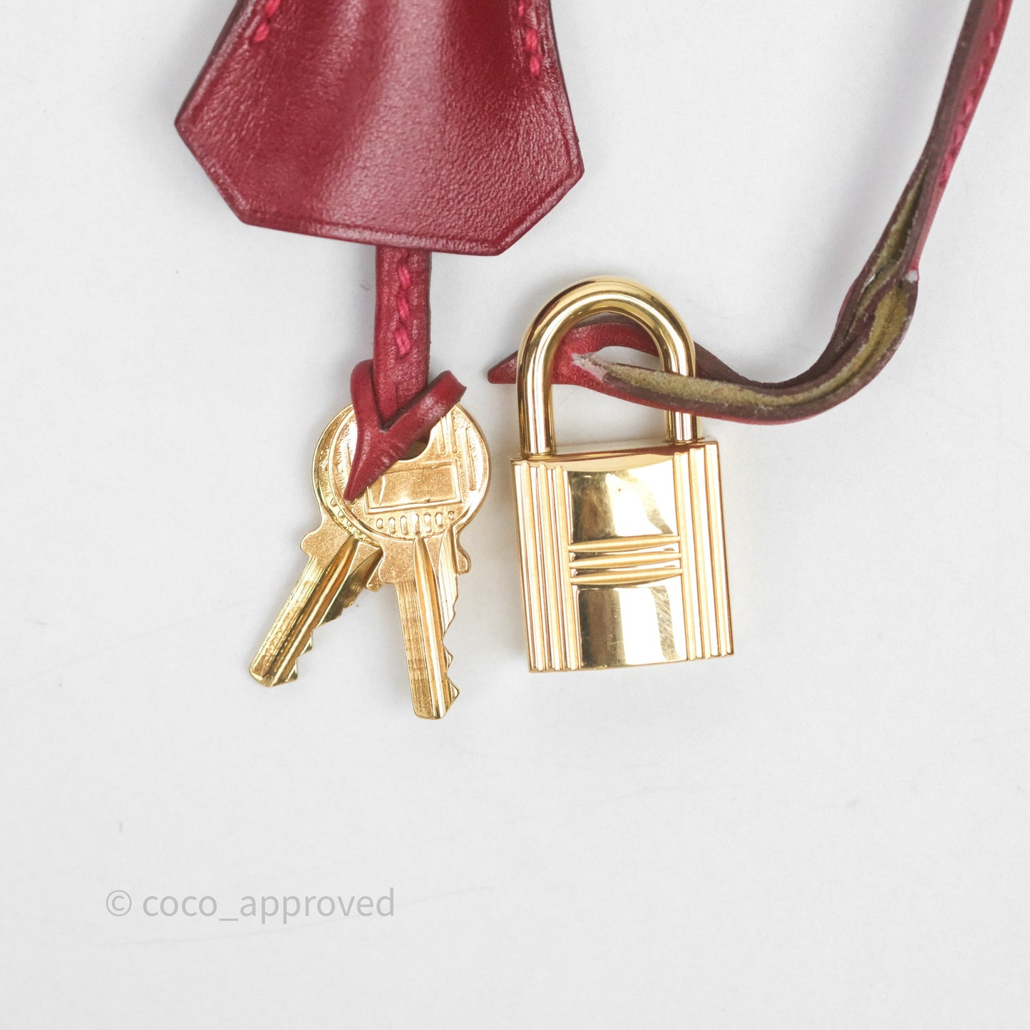 Hermès Vintage Kelly 32 Sellier Rouge Hermes 55 Box Leather Gold Hardware