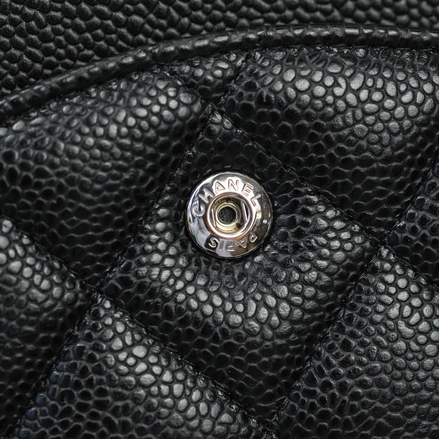 Chanel Jumbo Double Flap Black Caviar Silver Hardware⁣⁣