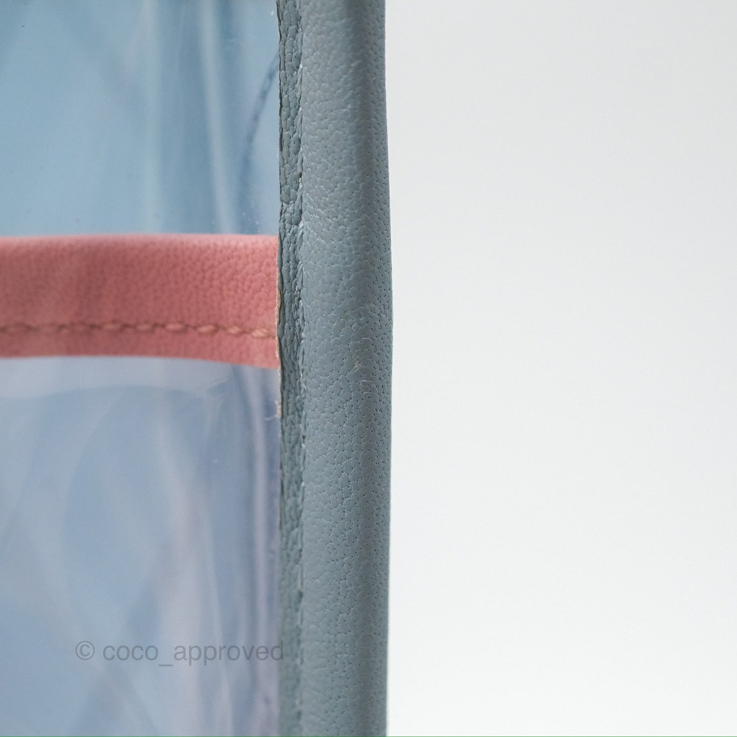 Chanel Coco Splash Blue/Green/Pink PVC Shopping Tote Bag