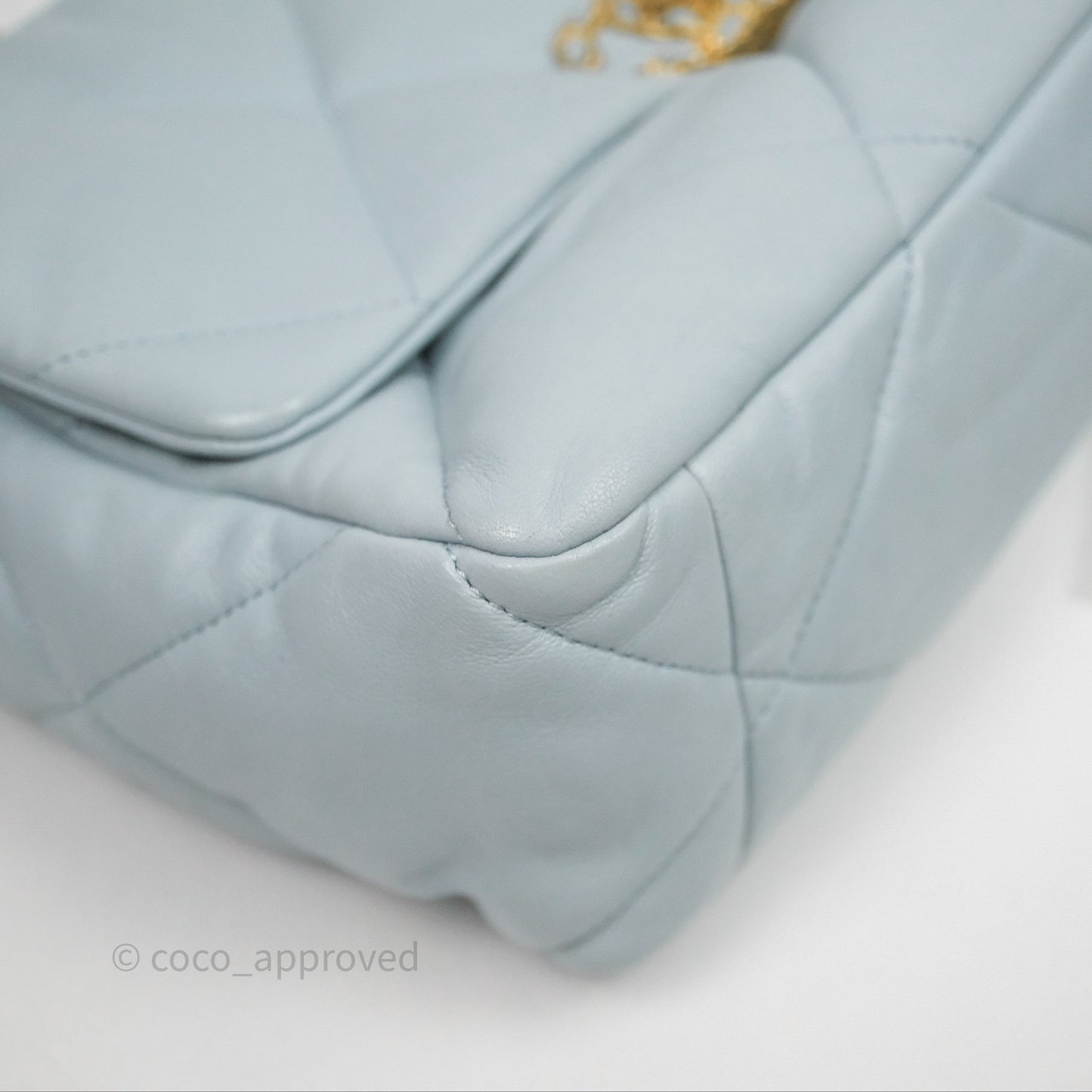 Chanel 19 Medium Blue Mixed Hardware