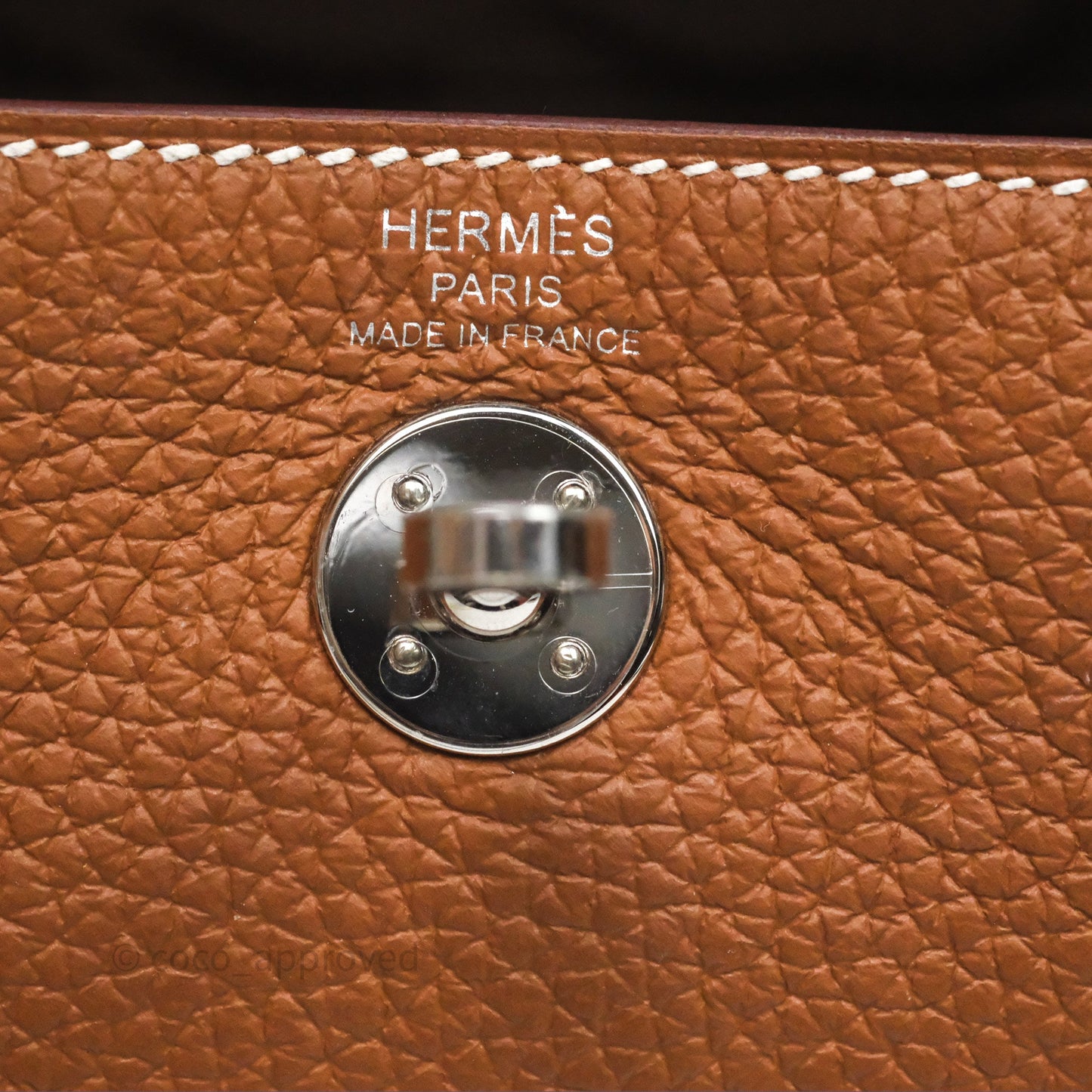 Hermès Mini Lindy 20 Gold Clemence Palladium Hardware