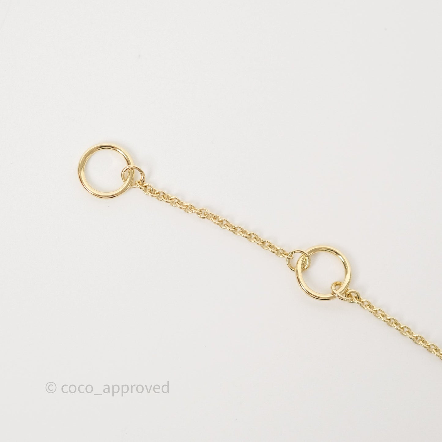 Hermes Mini Maillon Pendant Necklace PM Rose Candeur