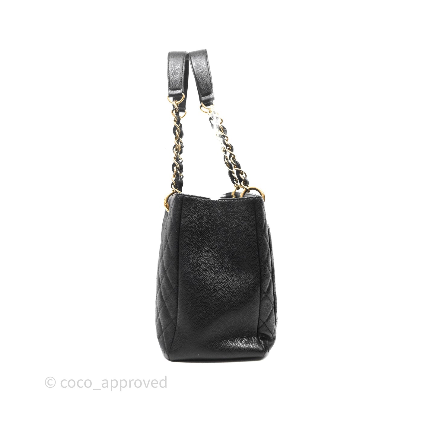 Chanel GST Black Caviar Gold Hardware