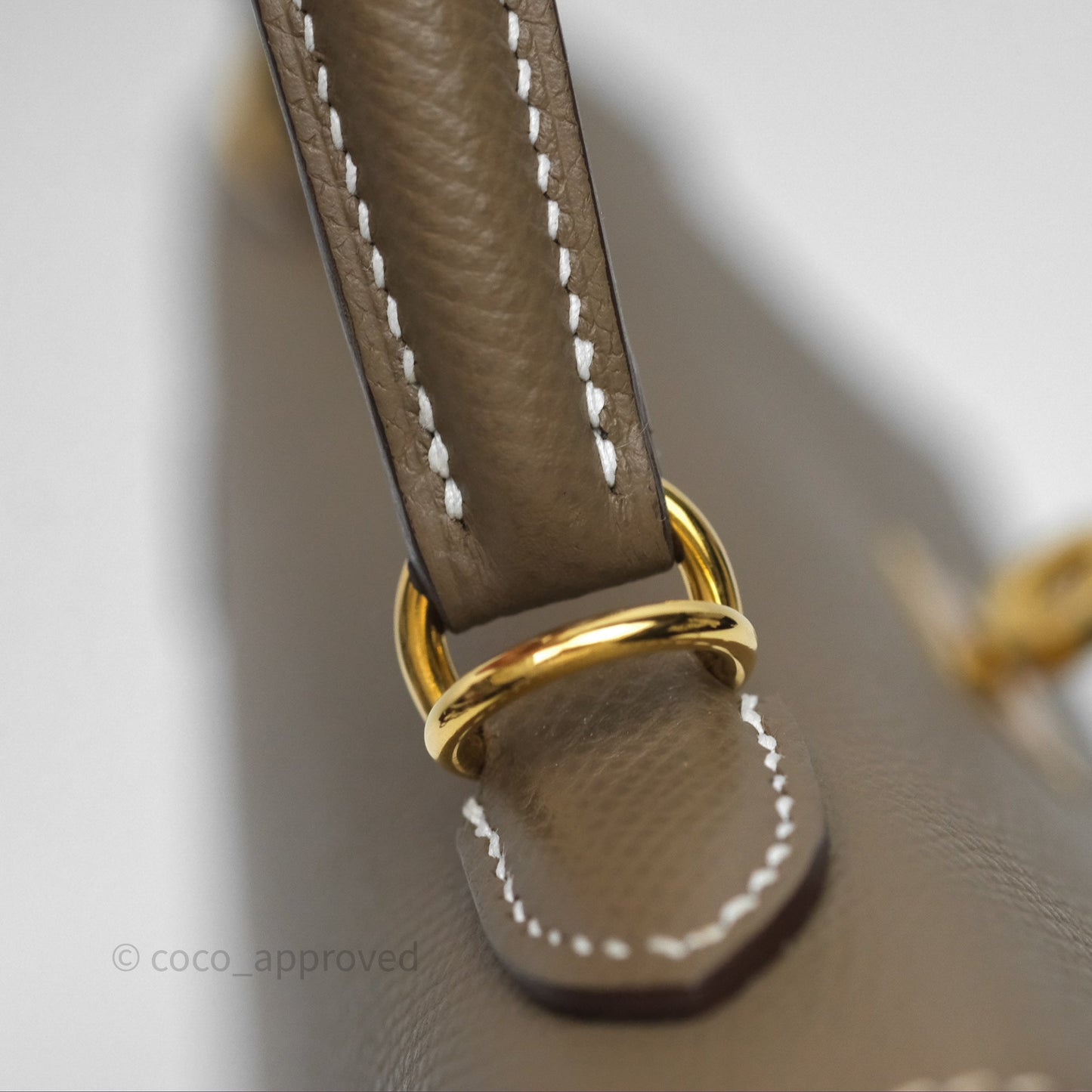 Hermès Kelly 25 Sellier Etoupe Epsom Gold Hardware