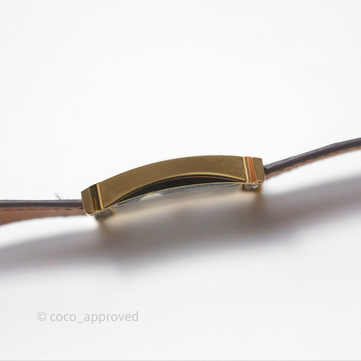 Hermès Heure H MM Watch Barenia Noir Alligator Gold Hardware