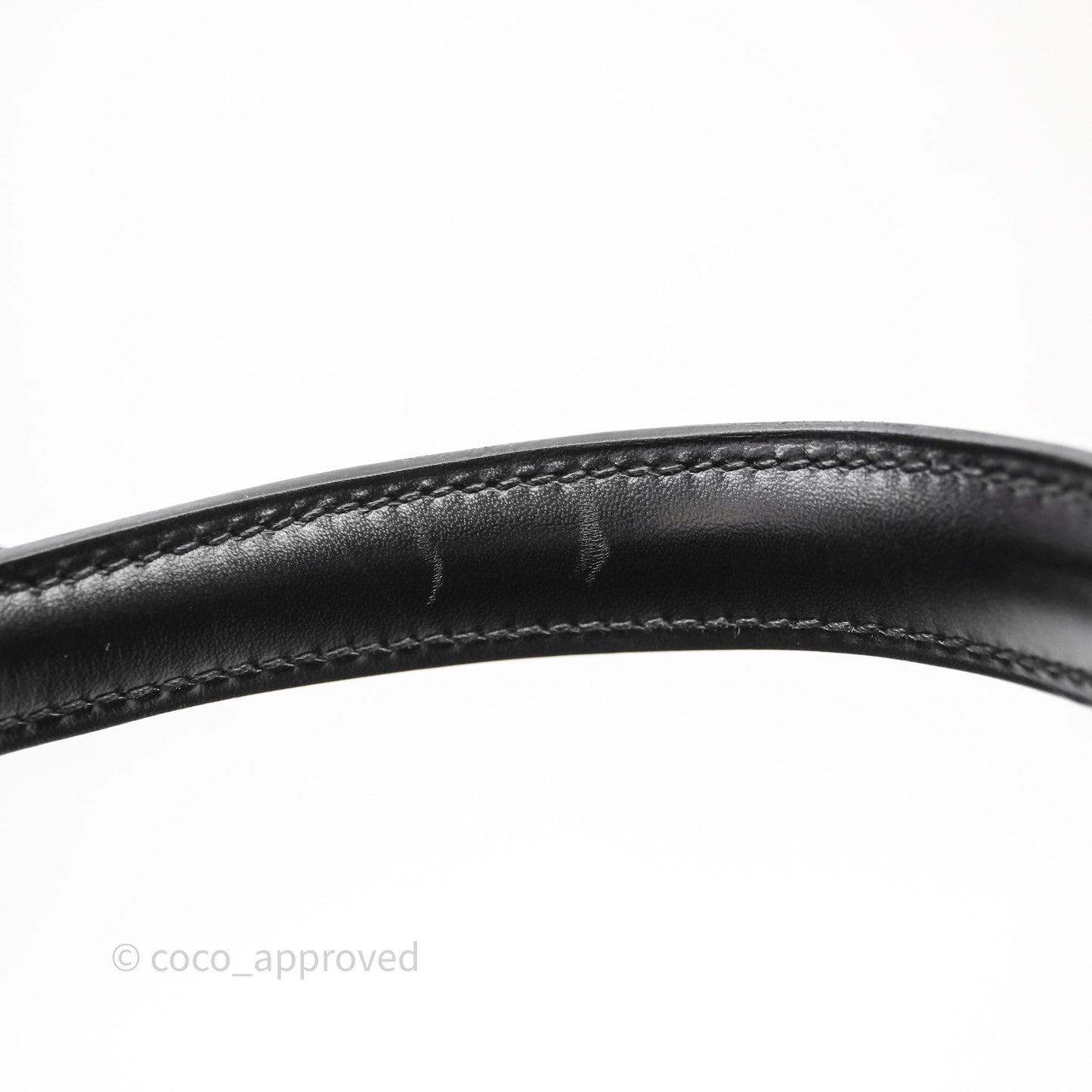 Hermès Kelly 28 Sellier Black Noir 89 Box Leather Palladium Hardware