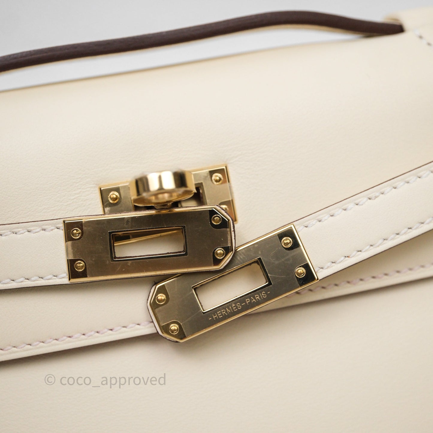 Hermès Kelly Pochette Nata Swift Pink Special Order Gold Hardware
