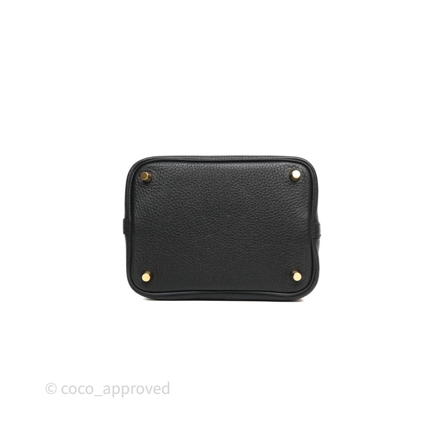 Hermès Picotin Lock 18 Black Noir 89 Clemence Gold Hardware