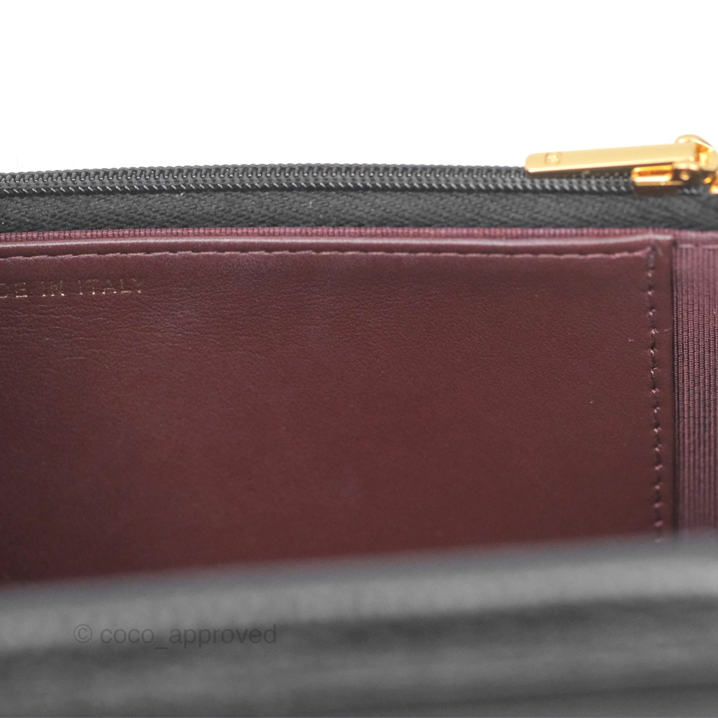 Chanel Classic Wallet On Chain WOC Quilted Black Caviar Gold Hardware
