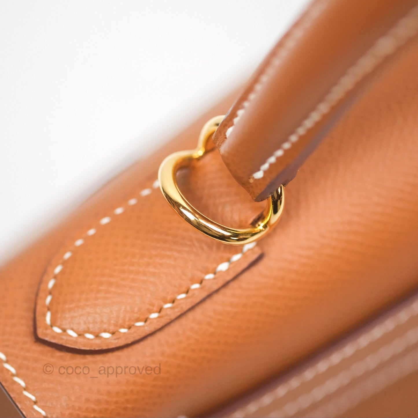 Hermès Kelly Sellier 28 Gold 37 Epsom Gold Hardware