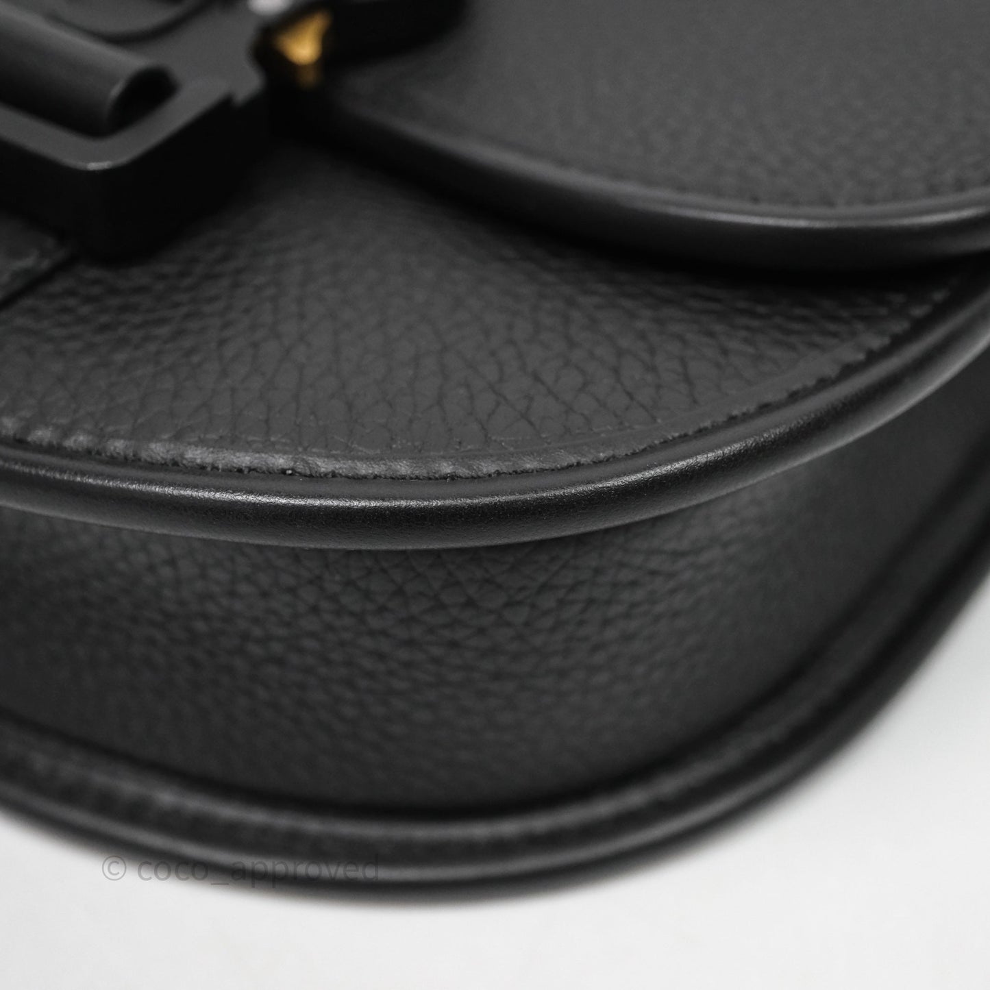 Dior Men's Mini Gallop Bag Black Grained Calfskin