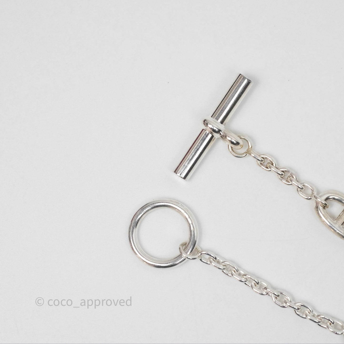 Hermès Farandole Long Necklace 160 in Sterling Silver