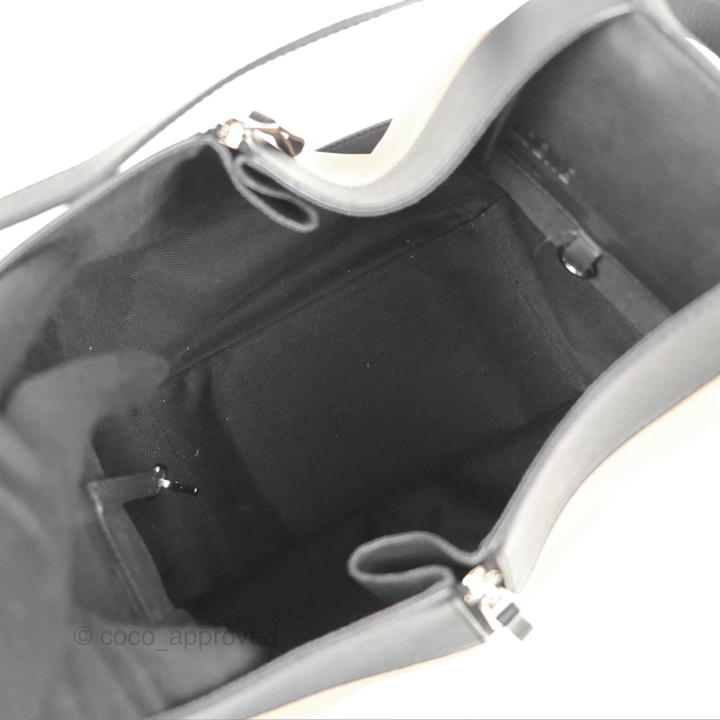 Loewe Hammock Small White/Brown/Black Shoulder Bag