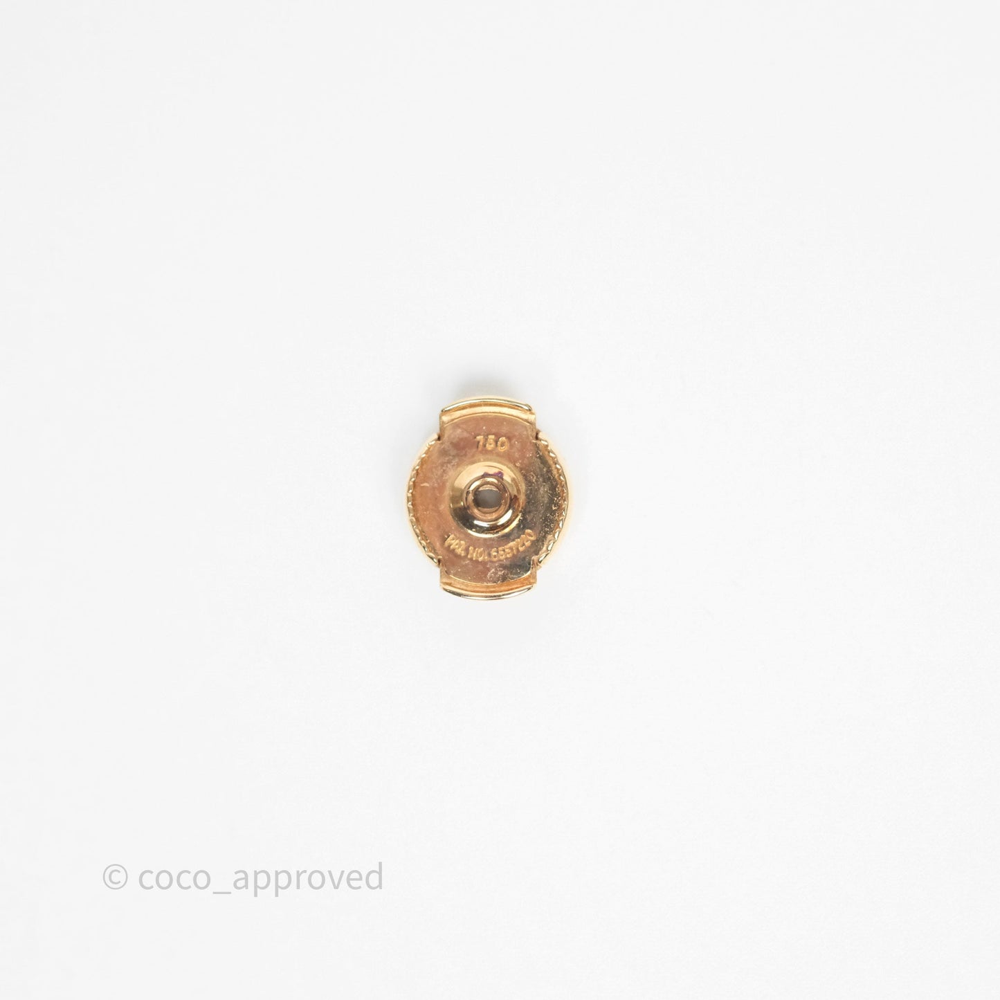 Hermès Mini Clous Hoop Earrings 18K Rose Gold