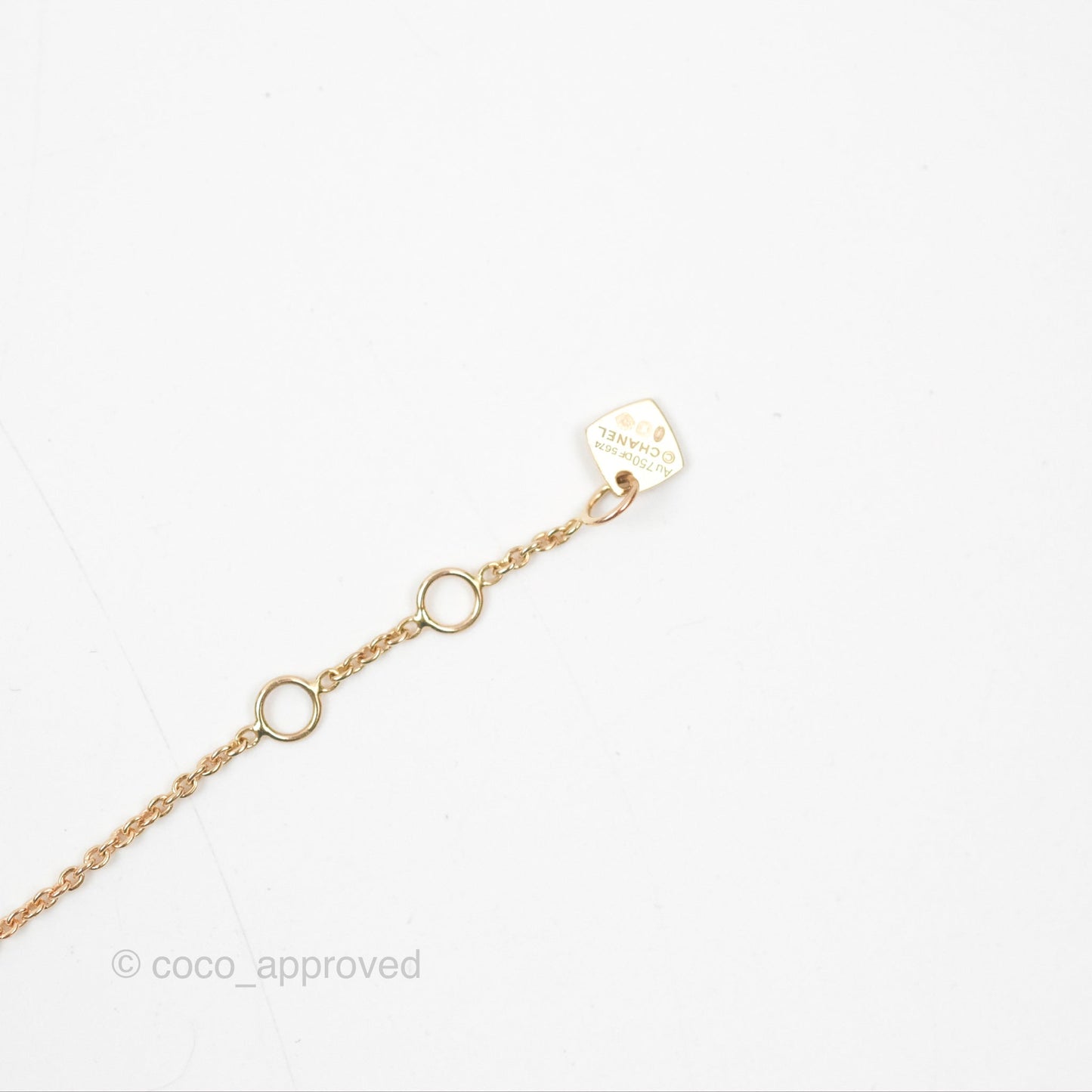 Chanel Coco Crush Bracelet Beige Gold Hardware
