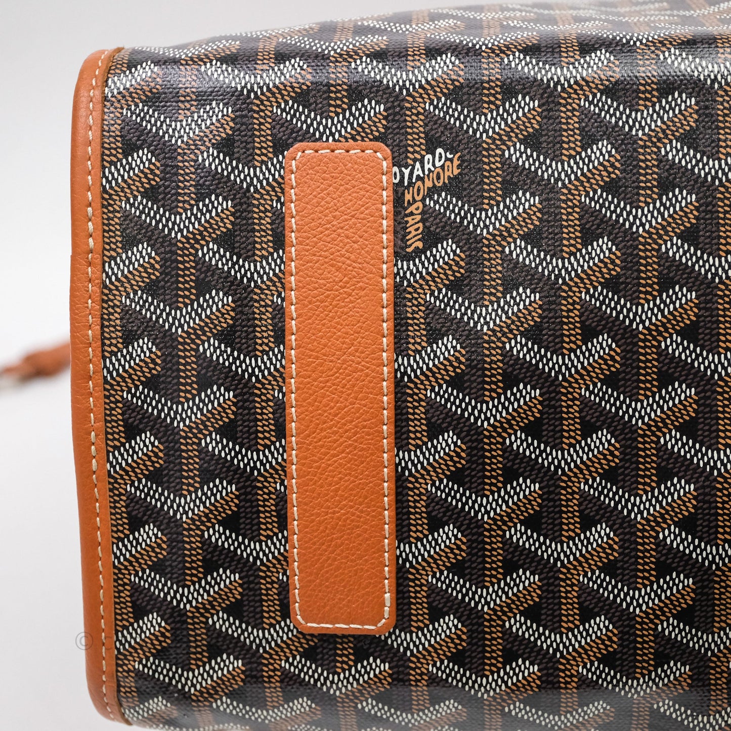 Goyard Saint Léger Backpack Black/ Tan