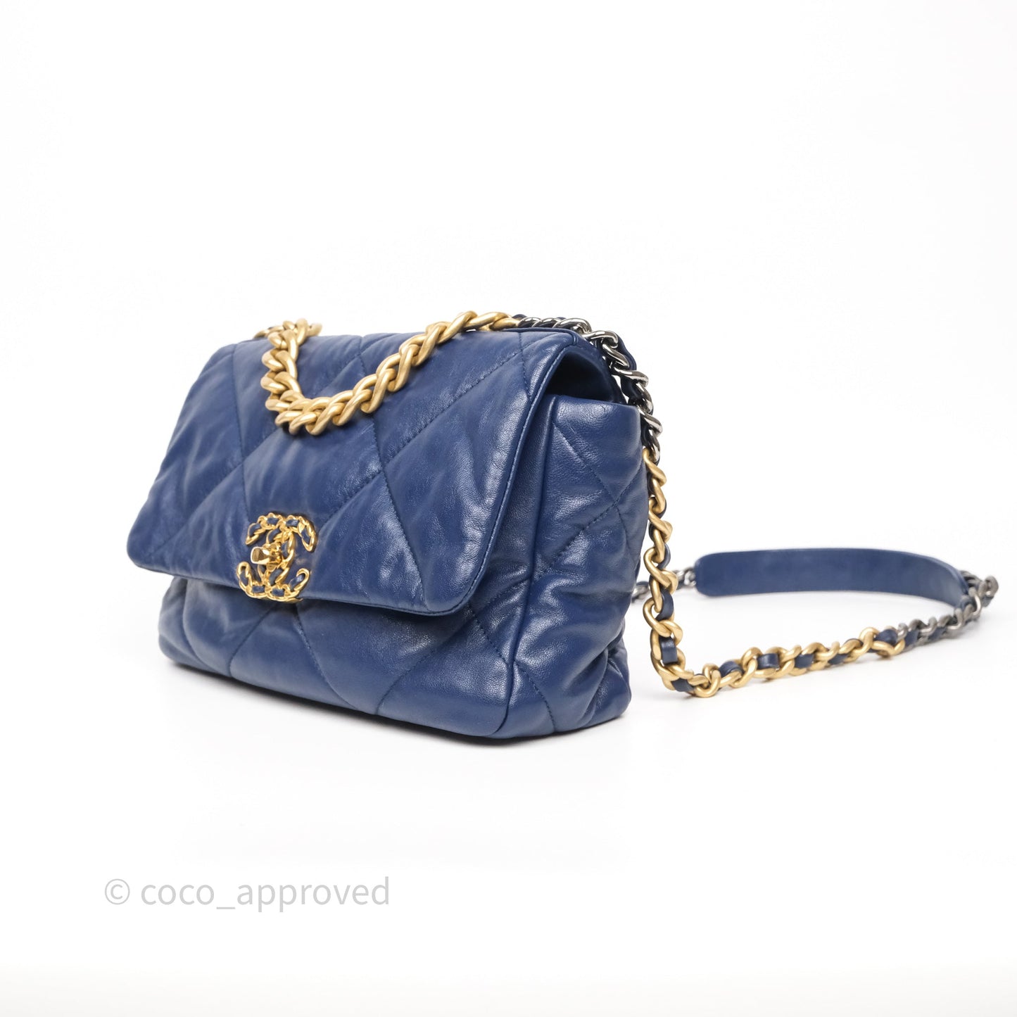 Chanel 19 Small Navy Mixed Hardware