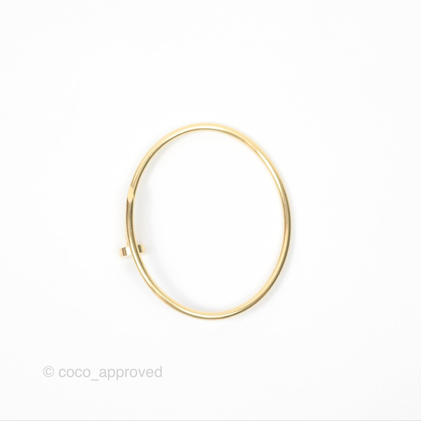 Cartier Small Juste Un Clou Bracelet 18K Yellow Gold