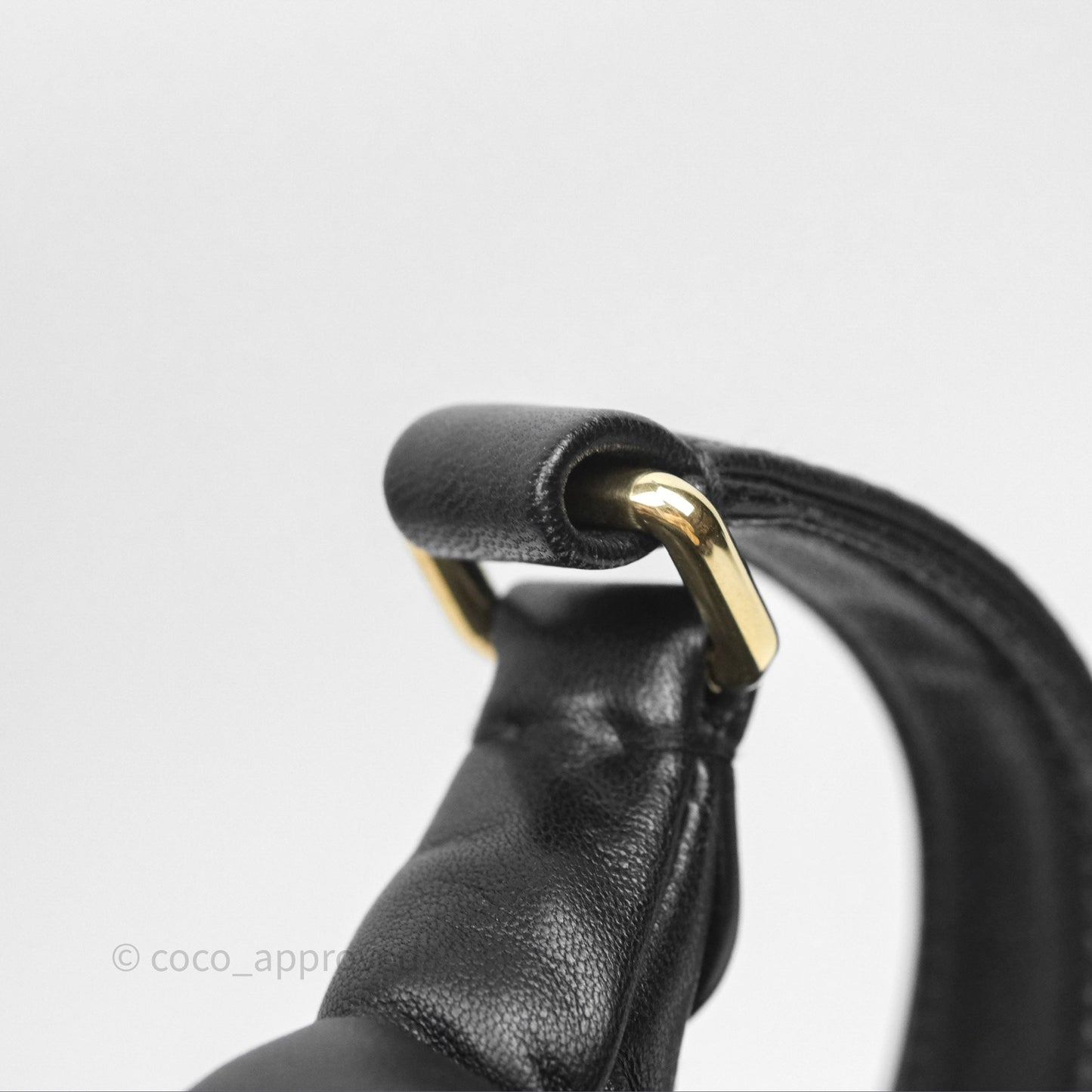 Miu Miu Nappa Leather Pocket Bag Black Lambskin Gold Hardware