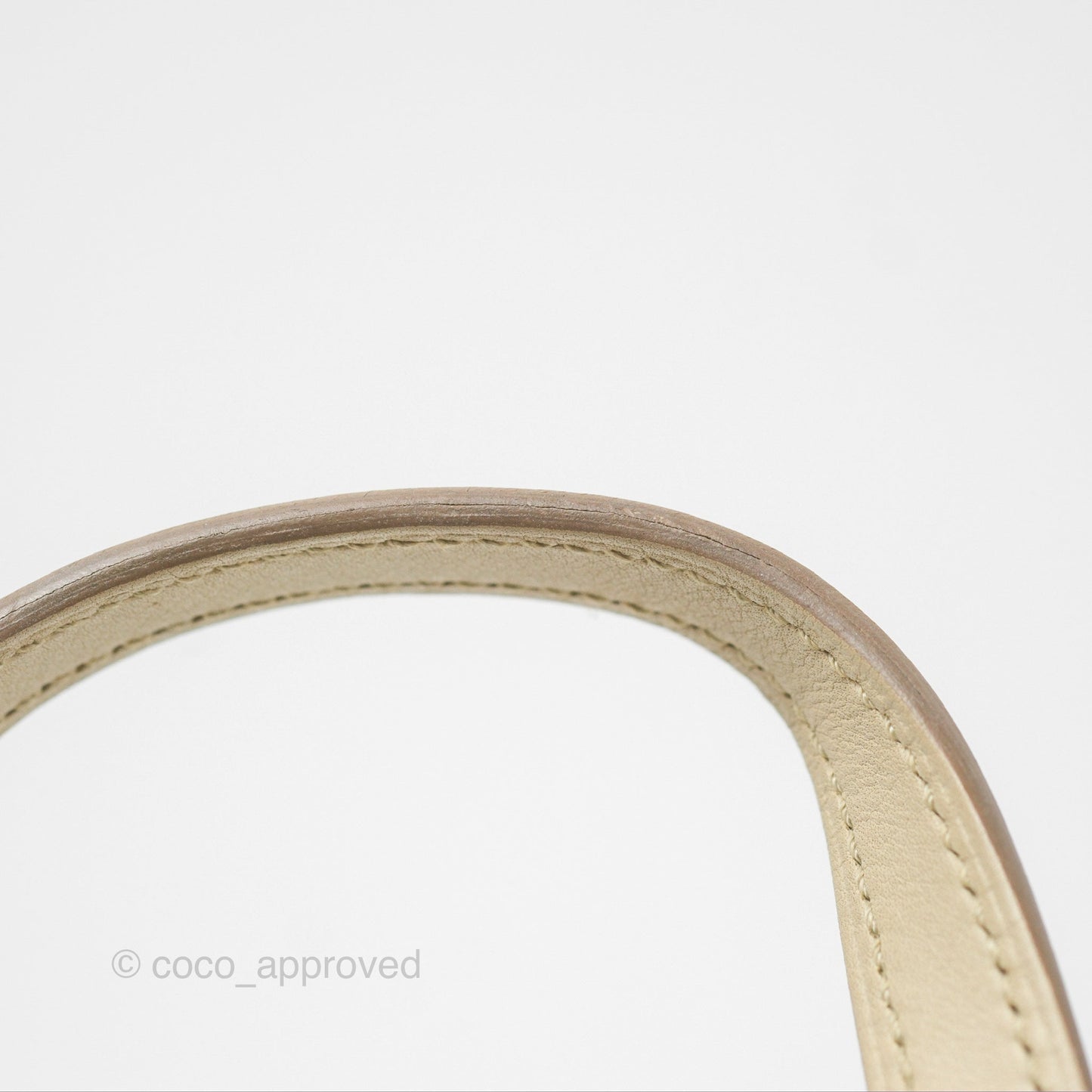 Hermès Halzan 22 Mini Craie Swift Palladium Hardware