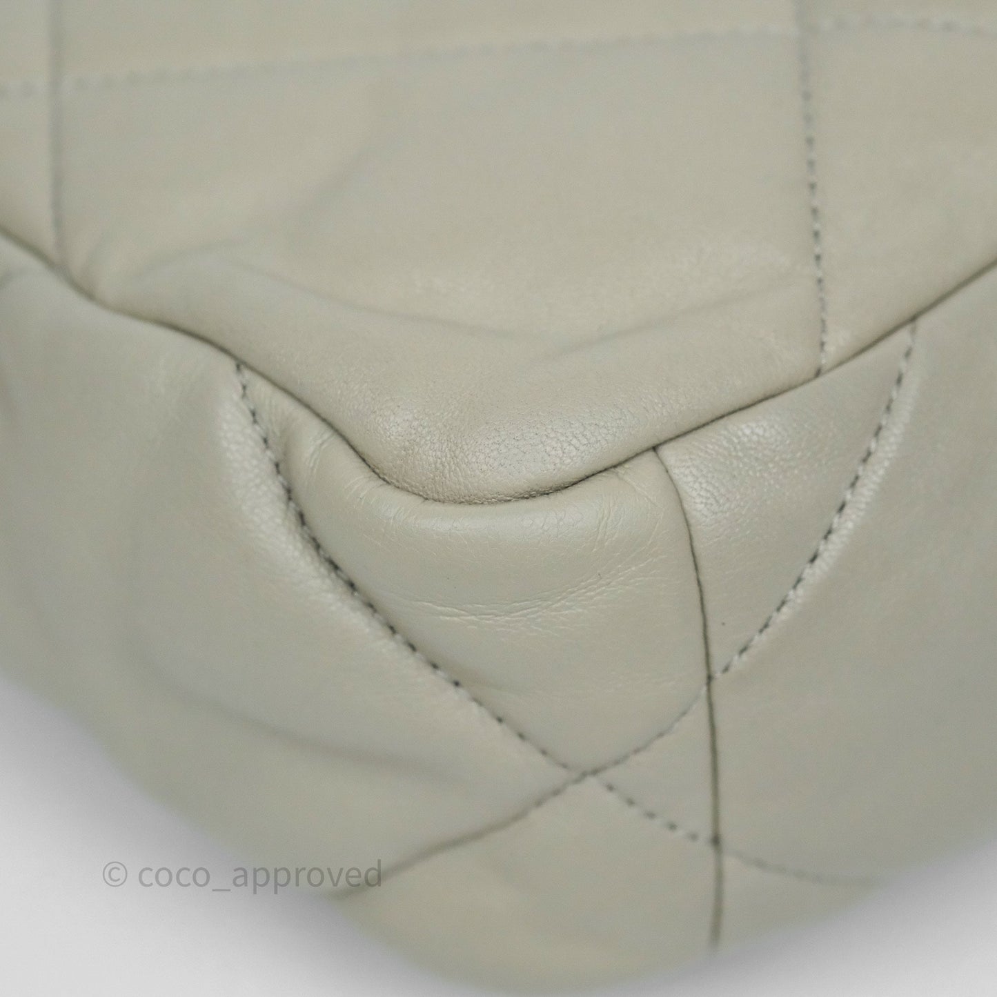 Chanel 19 Small Sage Grey Mixed Hardware