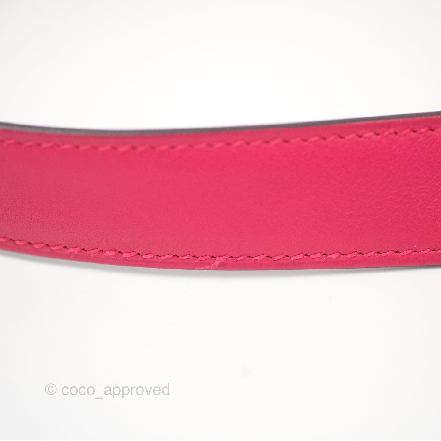Hermès Mini Lindy 20 Framboise / Rouge Sellier Swift Palladium Hardware