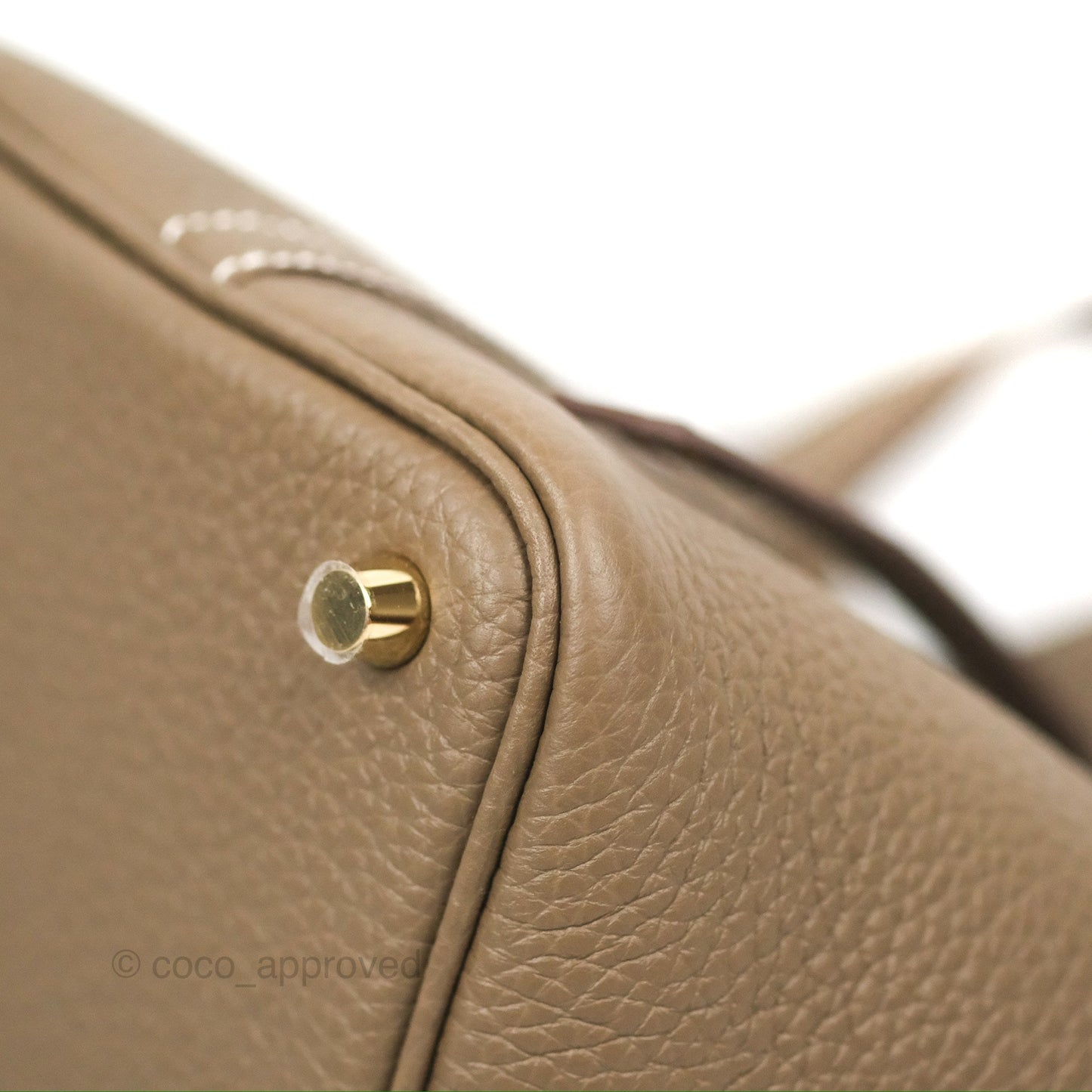 Hermès Picotin 18 Etoupe Clemence Gold Hardware