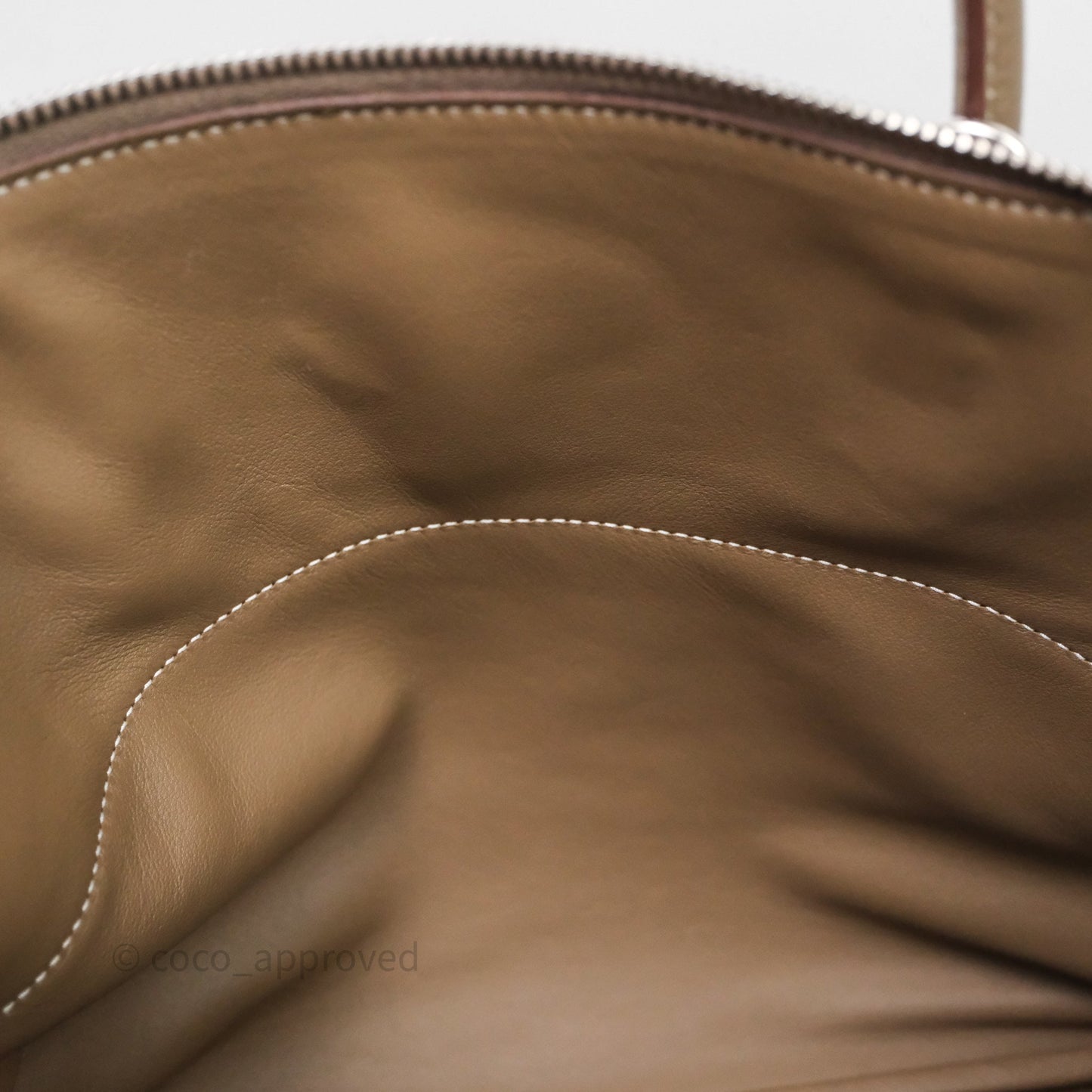 Hermès Bolide 31 Etoupe Evercolor Clemence Palladium Hardware