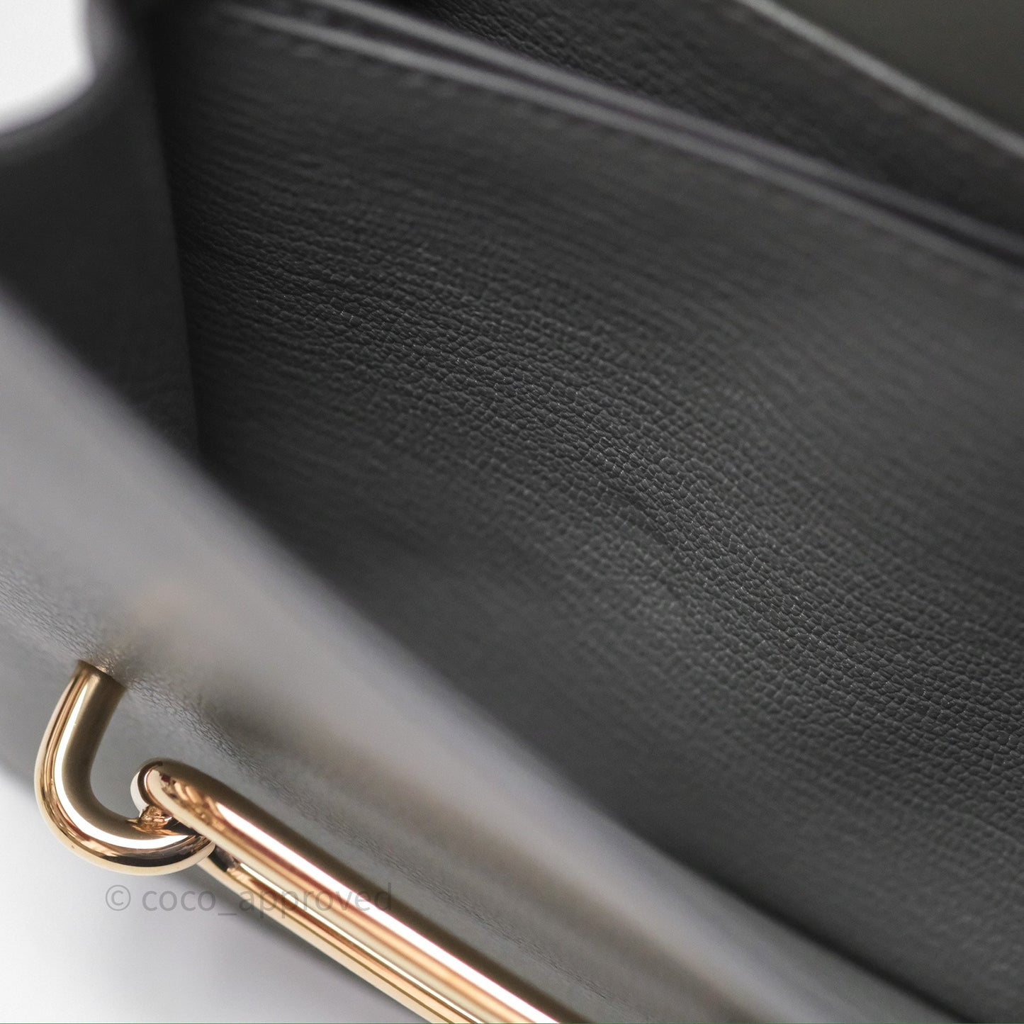 Hermès Roulis Mini 18 Gris Meyer 0L Evercolor Permabrass Hardware