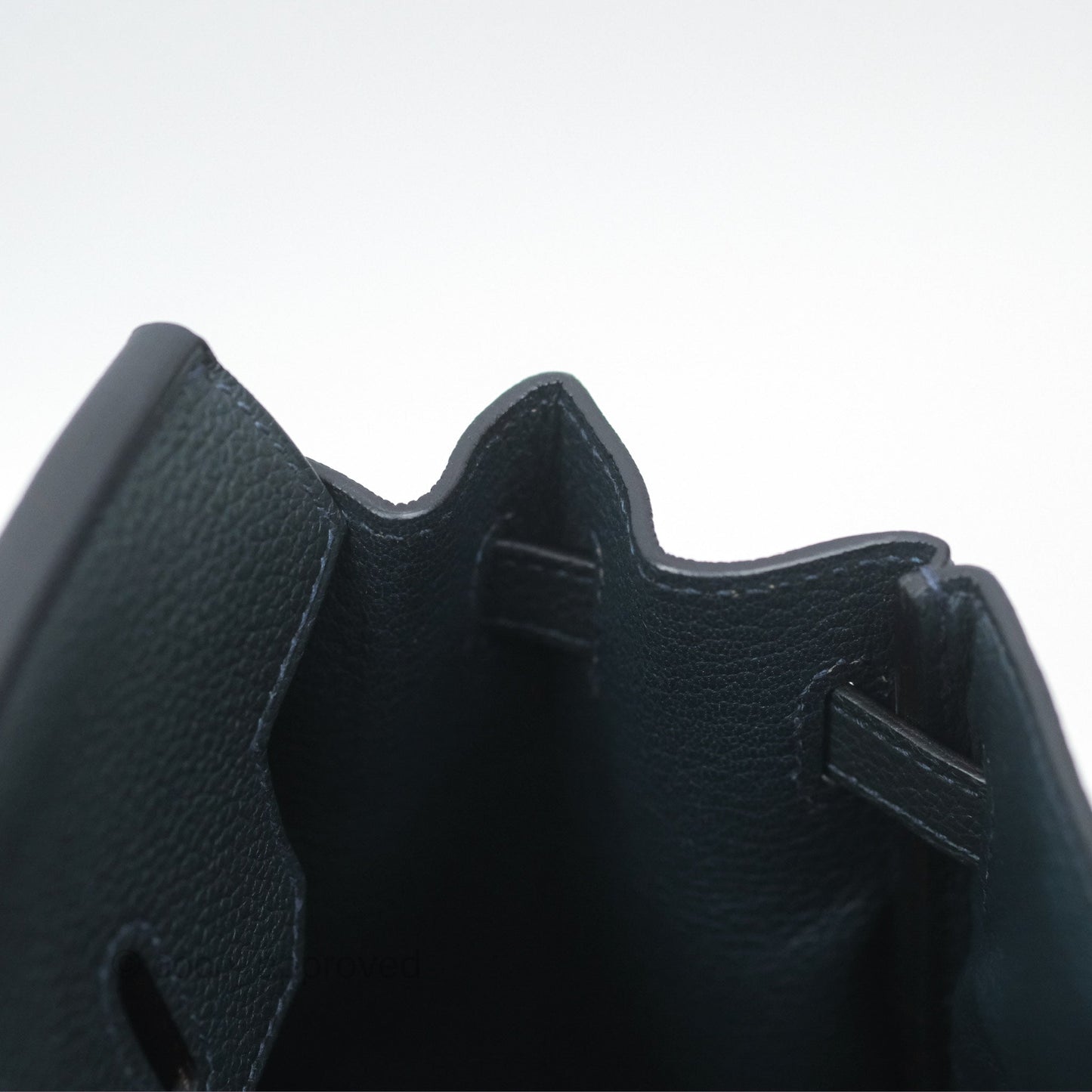 Hermès Birkin 25 Retourne Vert Rousseau V0 Togo Gold Hardware