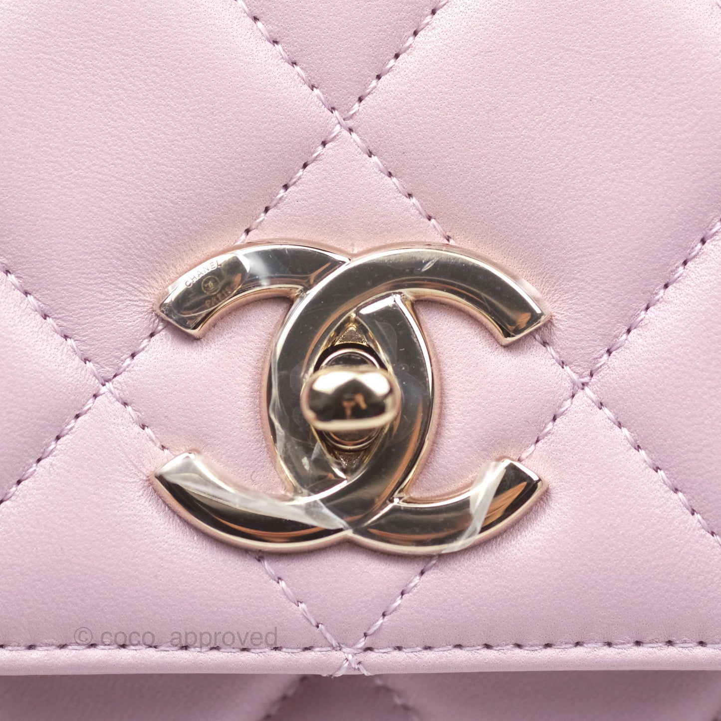 Chanel Small Trendy CC Mauve Pink Lambskin Gold Hardware