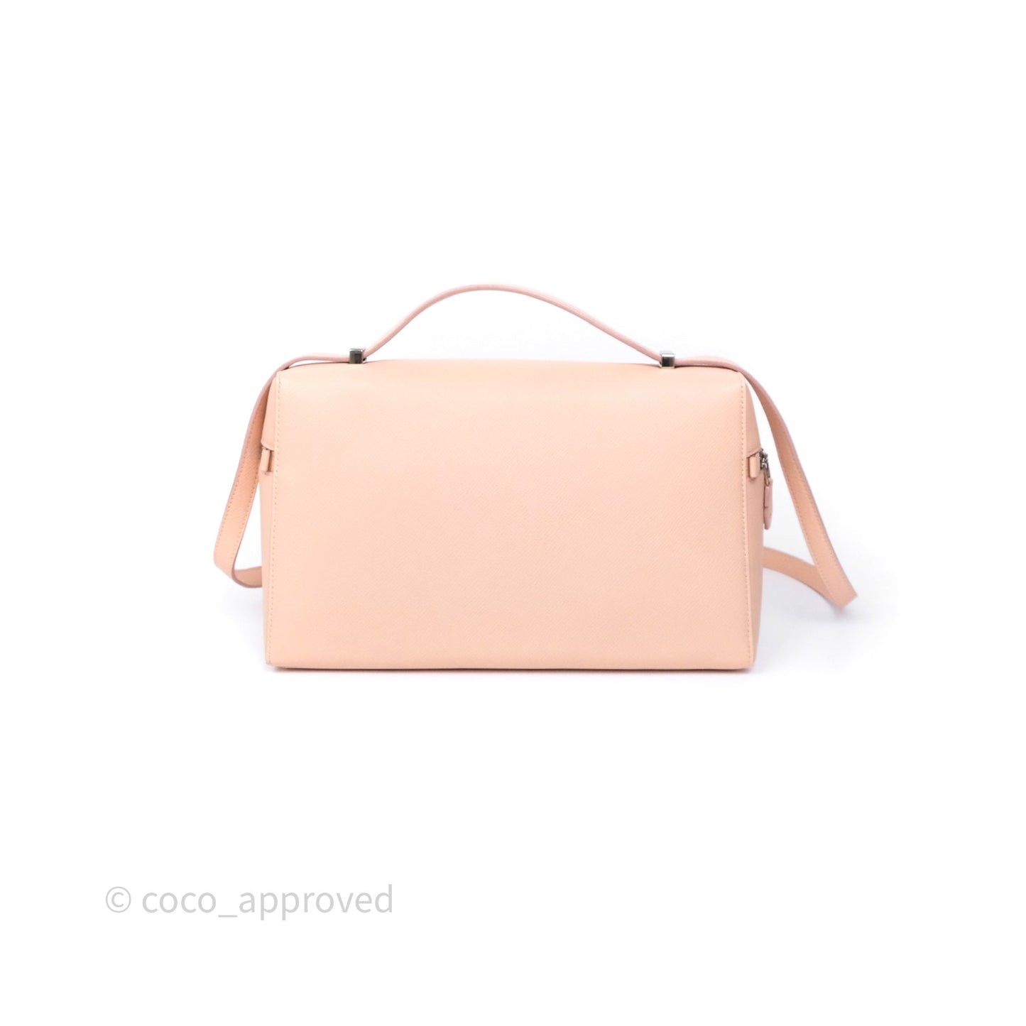 Loro Piana Extra Bag L27 Pink Calfskin Silver Hardware