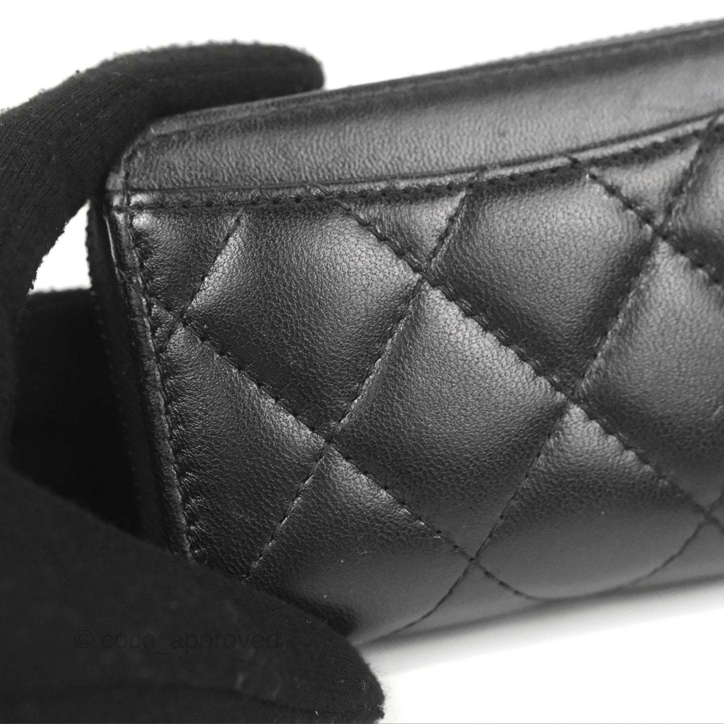 Chanel Classic Zipped Coin Purse So Black Lambskin