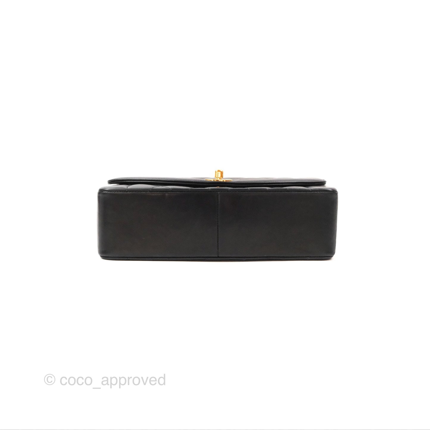 Chanel Vintage Medium Classic Diana Flap Bag Black Quilted Lambskin