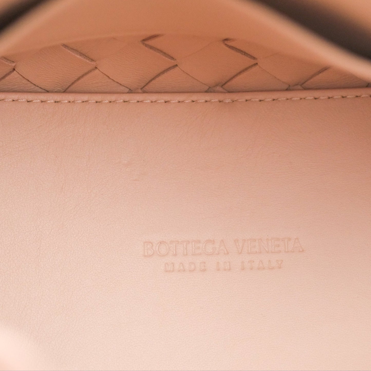 Bottega Veneta Small Andiamo Bag Lotus Intrecciato Lambskin