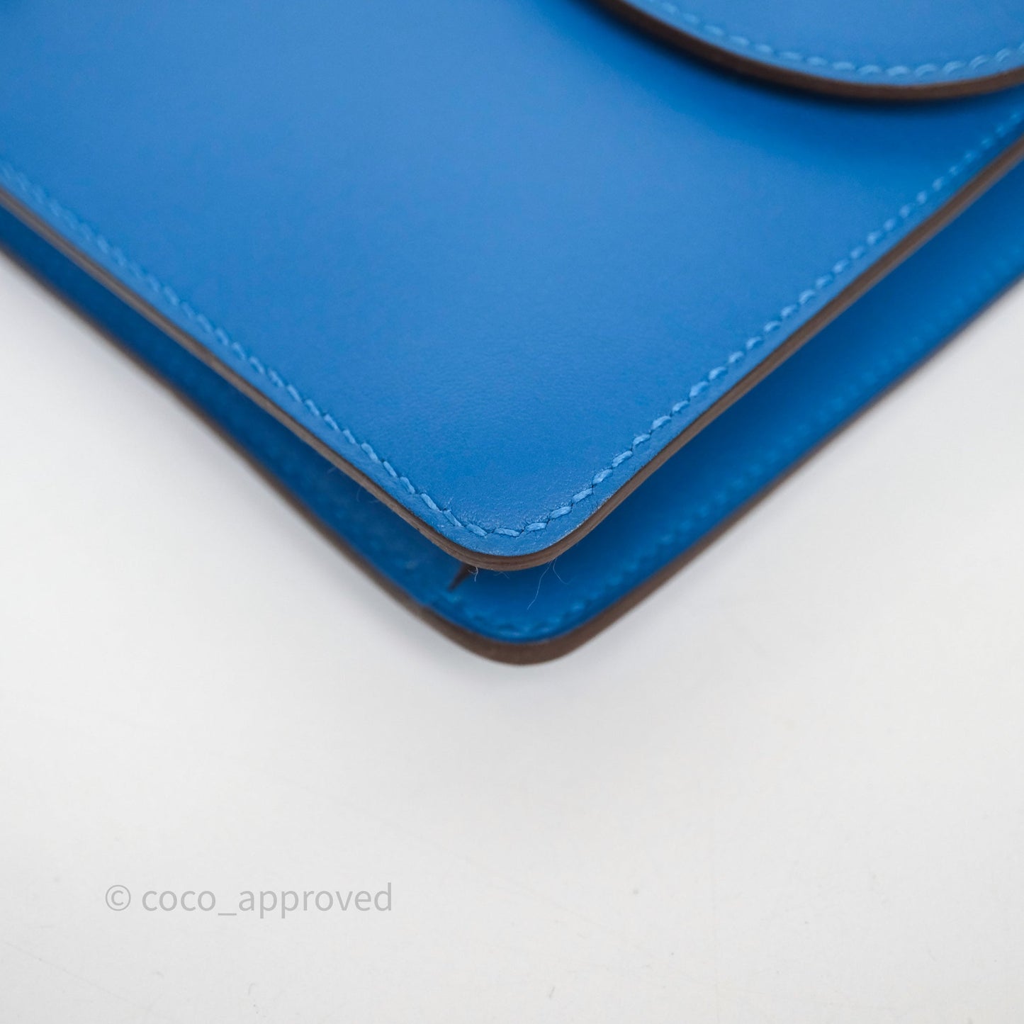 Hermès Catenina Bleu de Galice S7 Swift Palladium Hardware