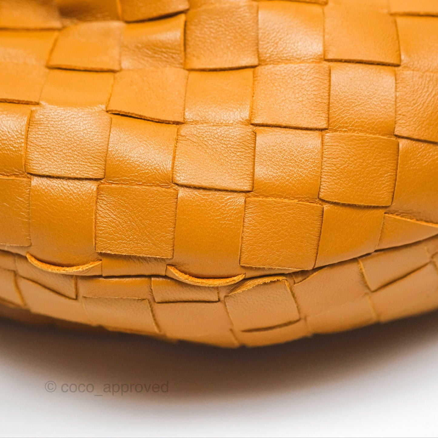 Bottega Veneta Teen Jodie Caramel Intrecciato Lambskin