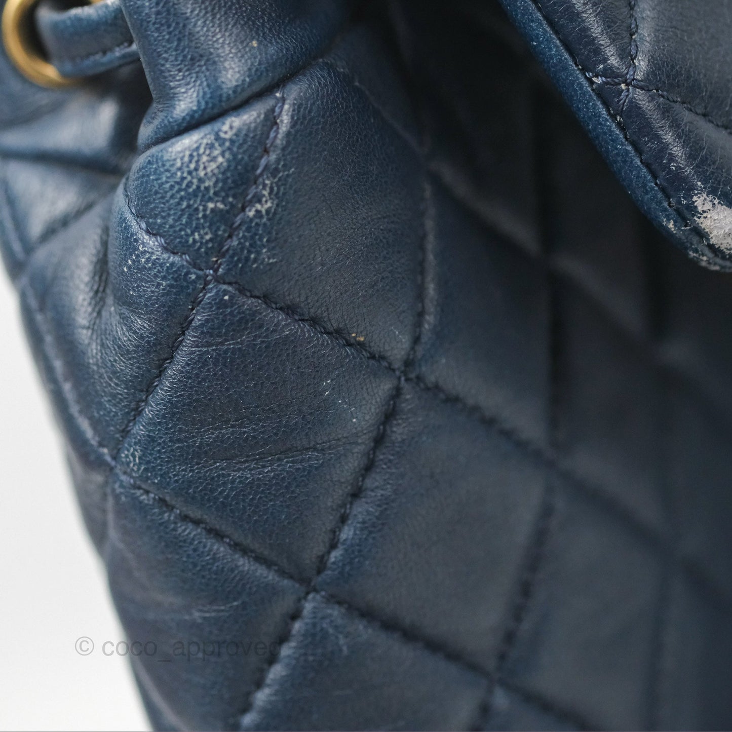 Chanel Mini Navy Calfskin Urban Spirit Backpack ⁣⁣⁣⁣⁣⁣⁣⁣⁣⁣⁣⁣⁣⁣Gold Hardware