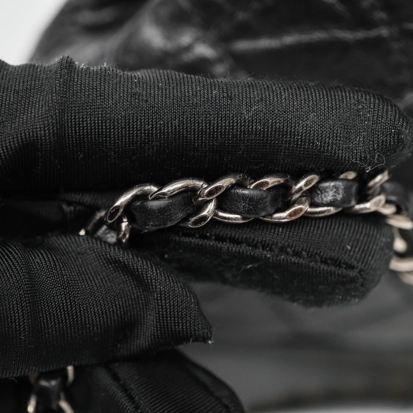 Chanel Small Gabrielle Backpack Black Aged Calfskin